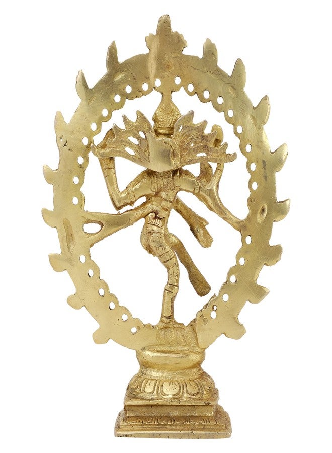 ات او اس 365 تمثال شيفا ناتراج من النحاس الأصفر من ITOS365، قياسي، ذهبي، قطعة واحدة - Image 4